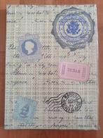 Briefpapier in een harde gedecoreerde kaft met NL-lint, Diversen, Ophalen of Verzenden, Nieuw