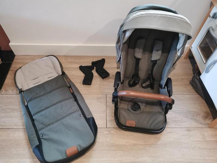 Mutsy Nio kinderwagen set goede staat, Kinderen en Baby's, Kinderwagens en Combinaties, Gebruikt, Combiwagen, Mutsy, Met reiswieg