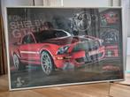 Stoere poster Ford Shelby GT500 evt met lijst 60x90, Ophalen, Zo goed als nieuw, Foto of Poster, Minder dan 50 cm