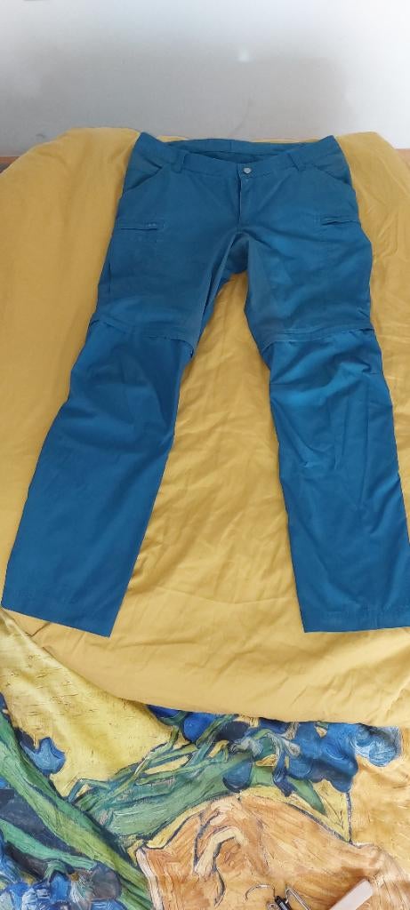 Lundhags herenbroek maat 48 blauw bergwandelen, Ophalen of Verzenden, Zo goed als nieuw, Kleding