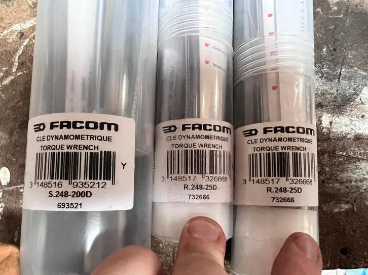 Nieuw: Facom 1/2 momentsleutel + 2x 1/4 momentsleutel, Doe-het-zelf en Verbouw, Gereedschap | Handgereedschap, Nieuw, Ophalen of Verzenden