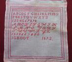ANTIEKE SCHOOL LETTERLAP 1892, Ophalen of Verzenden