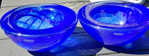 Kosta Boda 2 schalen Atoll ontw Anna Ehrner jaren 90, Antiek en Kunst, Antiek | Glas en Kristal, Ophalen of Verzenden