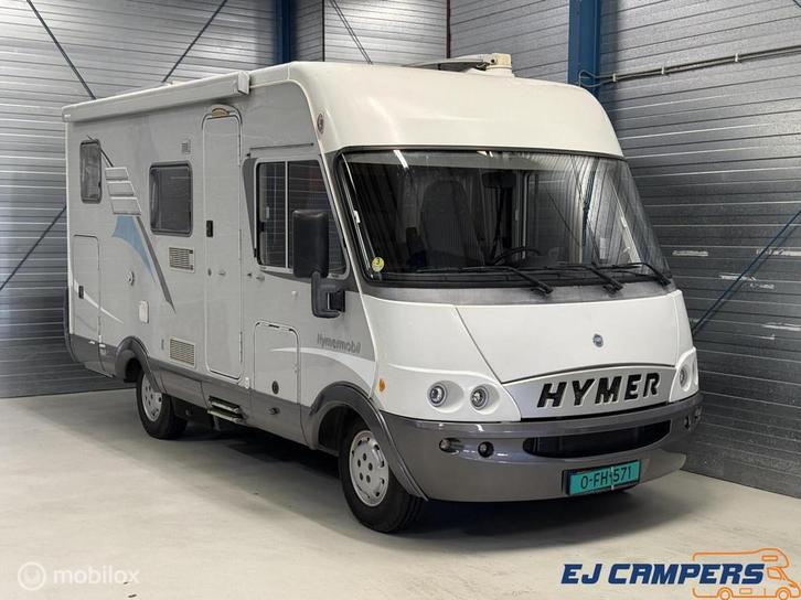 Hymer B 504 Airco Dwarsbed + Hefbed!, Caravans en Kamperen, Campers, Bedrijf, Integraal, Hymer, Diesel, Handgeschakeld, 5 tot 6 meter
