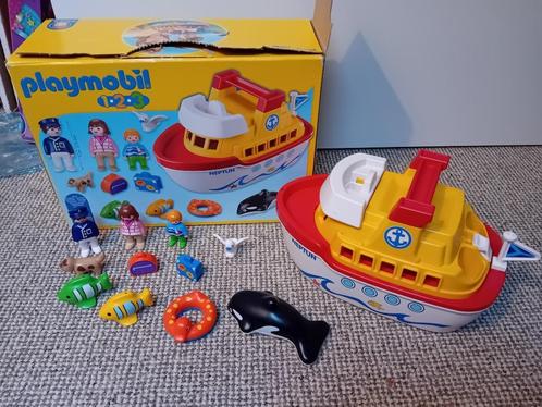 Playmobil 123 Meeneemboot 6957, Kinderen en Baby's, Speelgoed | Playmobil, Zo goed als nieuw, Complete set, Ophalen of Verzenden