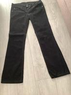 Corduroy broek mid waist, maat 44, zwart, Zwart, Maat 42/44 (L), Ophalen of Verzenden, Zo goed als nieuw