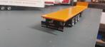 Platte open trailer deels wsi, Hobby en Vrije tijd, Modelauto's | 1:50, Ophalen of Verzenden, Zo goed als nieuw, Bus of Vrachtwagen