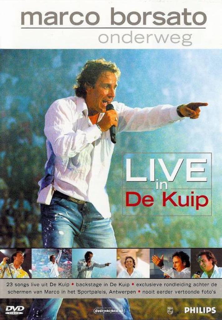 Marco Borsato - Onderweg - Live in de Kuip, Cd's en Dvd's, Dvd's | Muziek en Concerten, Zo goed als nieuw, Muziek en Concerten