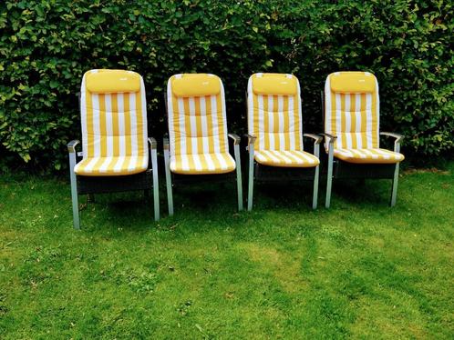 6-delige Hartman kussenset + tafelkleed, Tuin en Terras, Tuinmeubel-accessoires, Gebruikt, Ophalen