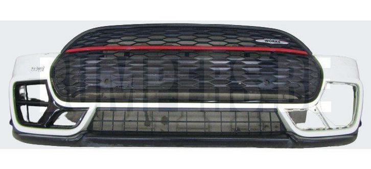 Bumper Mini Cooper Clubman F54 S JCW FACELIFT LCI 19-24 7376, Auto-onderdelen, Carrosserie en Plaatwerk, Bumper, Voor, Gebruikt