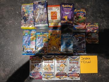 Diverse pokemon packs Japans en engels beschikbaar voor biedingen