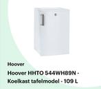 Hoover koelkast 109 liter, Witgoed en Apparatuur, Koelkasten en IJskasten, 100 tot 150 liter, Zo goed als nieuw, Energieklasse A of zuiniger