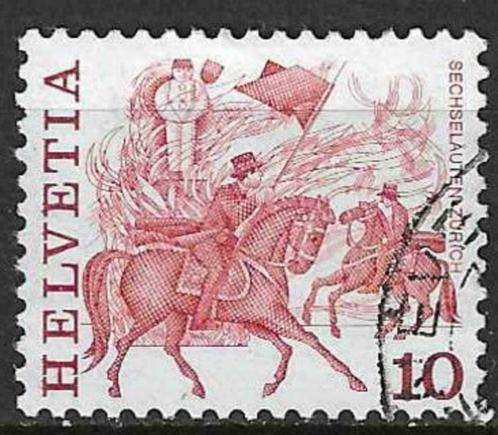 Zwitserland 1977 - Yvert 1034 - Populaire gebruiken (ST), Postzegels en Munten, Postzegels | Europa | Zwitserland, Gestempeld