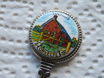 Lepeltje het Voormalig Tolhuis te Orvelte (porselein) beschikbaar voor biedingen