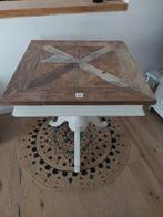 Riviera maison tafel / stoelen, 50 tot 100 cm, Ophalen of Verzenden, Zo goed als nieuw, Vierkant