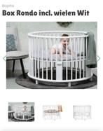 Box rond wit bopita incl wielen Nieuw!, Ophalen, Zo goed als nieuw, Rond, Boxkleed