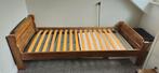Houten ledikant 1 persoonsbed 2x0.9m, Ophalen, Gebruikt, 90 cm, Eenpersoons