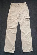 Stradivarius str beige baggy cargo broek wijde pijpen 38 40, Maat 38/40 (M), Beige, Ophalen of Verzenden, Zo goed als nieuw