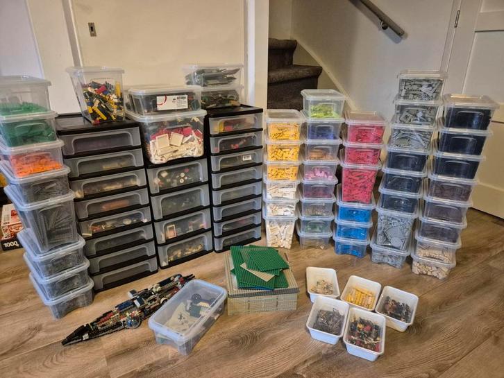 Grote partij gesorteerd Lego, Kinderen en Baby's, Speelgoed | Duplo en Lego, Gebruikt, Lego, Losse stenen, Ophalen