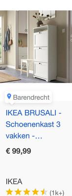 Ikea brusalli schoenenkast wit, Huis en Inrichting, Kasten | Schoenenkasten, Ophalen of Verzenden, Zo goed als nieuw