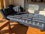 Chaise longue donker blauw/grijs, Ophalen, Gebruikt