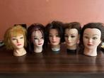 Oefenhoofden voor kappers, 5 stuks, Ophalen of Verzenden, Gebruikt, Materiaal