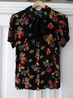 Hell Bunny herfst print blouse maat S, Kleding | Dames, Blouses en Tunieken, Ophalen of Verzenden, Zo goed als nieuw, Maat 36 (S)