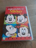 Disney de grootste hits van Mickey Mouse videoband., Gebruikt, Tekenfilm, Alle leeftijden, Ophalen of Verzenden