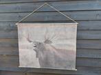 Wanddoek Eland 124 x 95 cm - Wanddecoratie, Huis en Inrichting, Nieuw, Ophalen of Verzenden