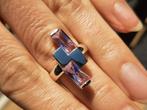 Vanoli 925 zilveren design ring met roze topaas maat 16, Daiva1973@hotmail.com, Vanoli, Amsterdam, Nieuw
