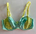 Prima donna twist  80C aqua  met lime, BH, Prima donna, Verzenden, Blauw