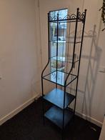 Mooie metalen IKEA Ronnskar kast met glazen planken, Ophalen, Gebruikt