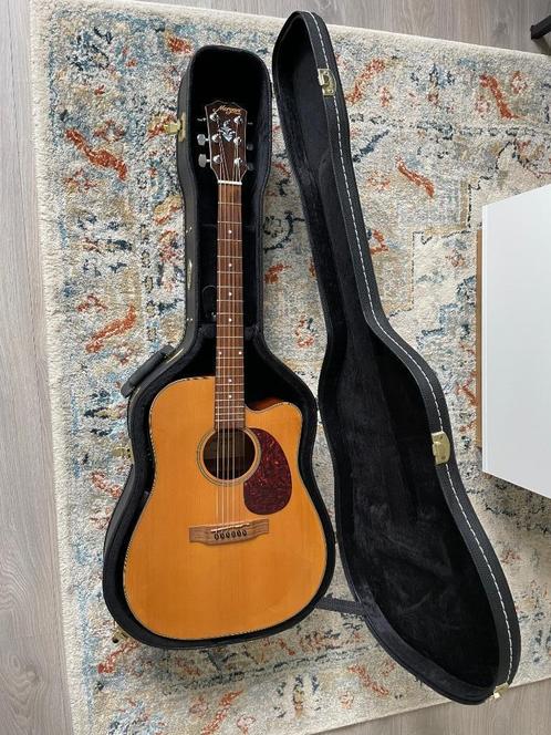 Handcrafted Morgan gitaar WG14CEN (incl. koffer), Muziek en Instrumenten, Snaarinstrumenten | Gitaren | Akoestisch, Gebruikt, Western- of Steelstringgitaar