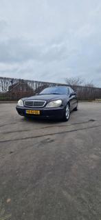 Mercedes S-Klasse 5.0 S500 Lang AUT 2000 Rood, Origineel Nederlands, Te koop, 5 stoelen, Benzine