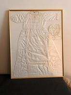 Ingekadreerd antiek doopjurkje, Antiek en Kunst, Ophalen