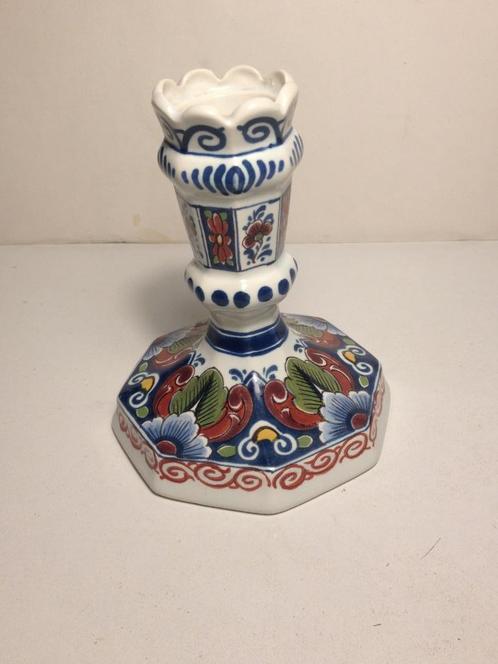 antieke aardewerk kandelaar van Delft, Antiek en Kunst, Antiek | Kandelaars, Keramiek of Aardewerk, Verzenden