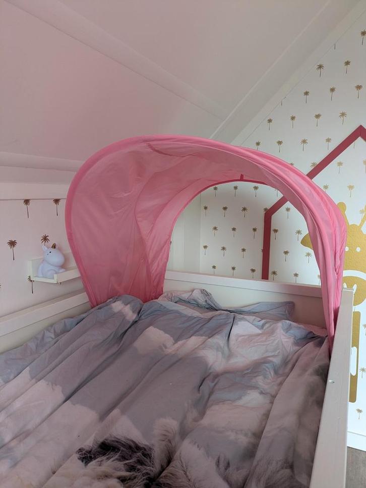 IKEA SUFFLETT bedtent - Roze Speelhoek, Kinderen en Baby's, Kinderkamer | Bedden, Ophalen