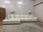 ZGAN Minotti Hamilton Hoekbank Wit Leer | NP: €30.000, Huis en Inrichting, Bankstel Bank Sofa Hoekbank Design bank, 100 tot 125 cm