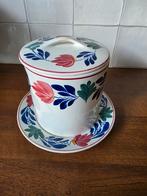 Te koop boerenbont beschuitpot beschuitbus 483a, Antiek en Kunst, Antiek | Servies los, Ophalen of Verzenden