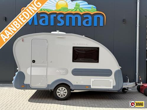 Adria Action 361 LH, Caravans en Kamperen, Caravans, tot en met 2, 750 - 1000 kg, Standaardzit, Adria, 2 aparte bedden, Overige