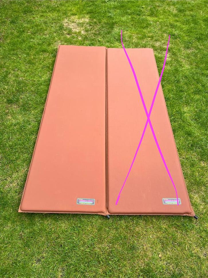 Thermarest original slaapmat, Caravans en Kamperen, Slaapmatten, Gebruikt, 1-persoons, Ophalen of Verzenden