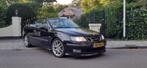 Saab 9-3 2.0 Turbo Aero Cabrio 2004 Zwart, Auto's, Saab, Voorwielaandrijving, 1998 cc, Beige, 4 cilinders