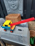 Houten hijskraan speelgoed, Ophalen