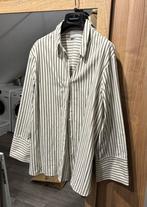 Zwart gestreepte blouse Neo Noir, Kleding | Dames, Blouses en Tunieken, Ophalen of Verzenden, Zo goed als nieuw, Maat 36 (S), Zwart