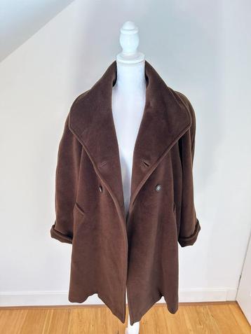 Max Mara Vintage Double-Breasted Mantel – 100% Wol – Maat NL beschikbaar voor biedingen
