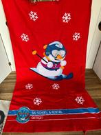 Badlaken skischool & rental Ortisei, Ophalen of Verzenden, Nieuw, Rood, Handdoek