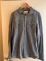 Blousejes Mills Brothers - 1x gedragen, nieuw, Kleding | Heren, Ophalen of Verzenden, Nieuw, Blauw, Halswijdte 41/42 (L)