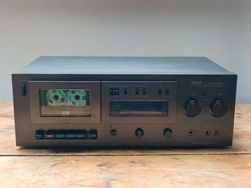 Akai GX-M30 cassette deck (1979) gereviseerd, nieuwe snaren  beschikbaar voor biedingen