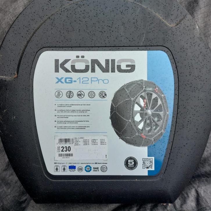 sneeuwkettingen Konig XG-12 Pro 230, Auto diversen, Sneeuwkettingen, Nieuw, Ophalen