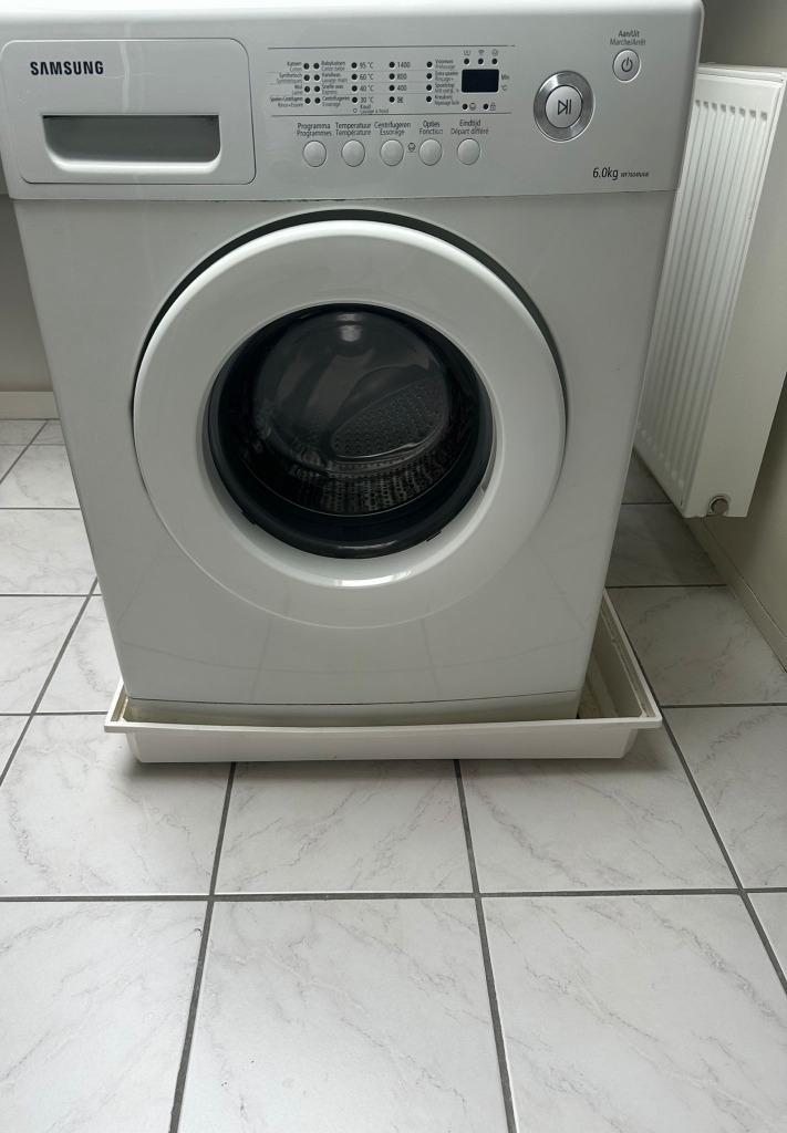 Samsung WF7604NAW wasmachine – wit – met defect, Witgoed en Apparatuur, Wasmachines, Gebruikt, Voorlader, 6 tot 8 kg, 85 tot 90 cm